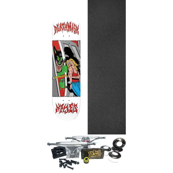 Deathwish Skateboards Jake Hayes 423 Skateboard Deck - 8.38" x 32" - Complete Skateboard Bundle